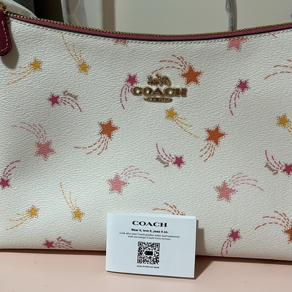 Coach Clara Shoulder Bag With Shooting Star Print. BNWT - Picture 4 of 11